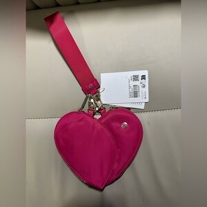 Lululemon heart dual pouch wristlet